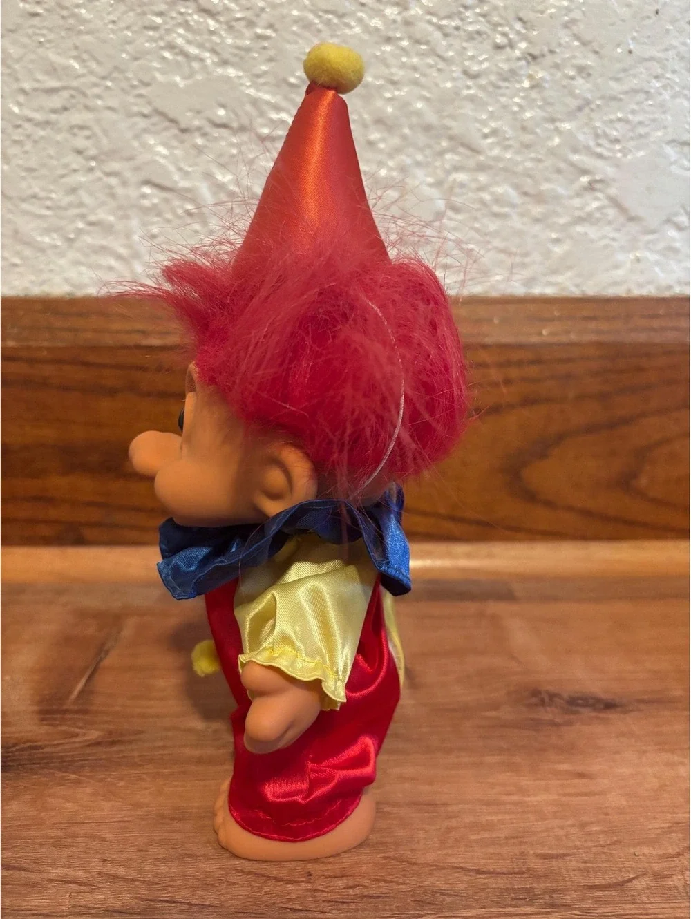 Troll Doll Jester Troll w Hat 10” VGC